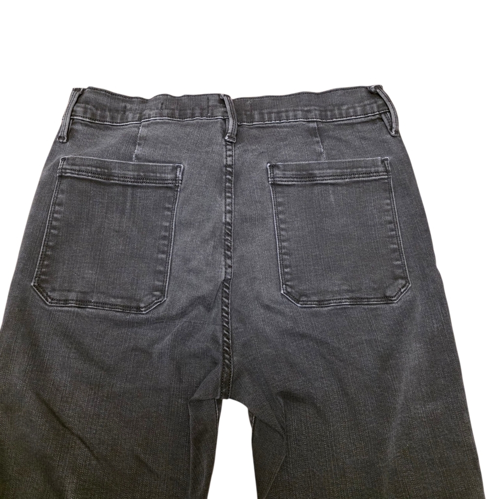 Frame La Bardot Crop Flare BLack Jeans Size 30 - Picture 4 of 14